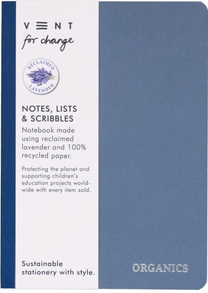 Organics Lavender Recycled Notebook