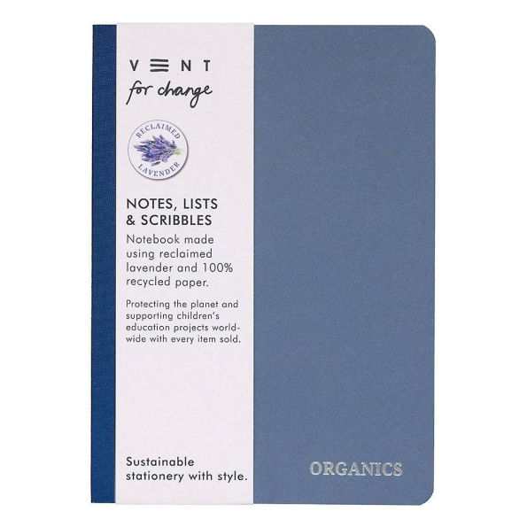 Organics Lavender Recycled Notebook