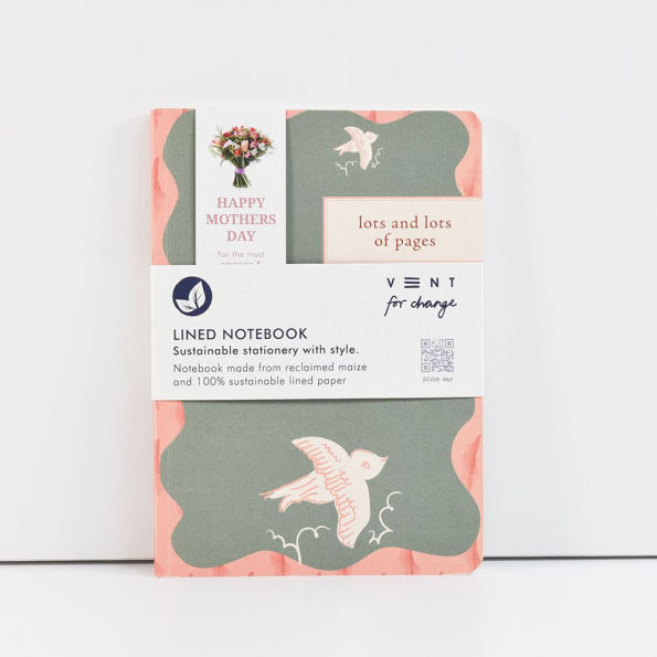 A5 Birds Trio Recycled Notebook