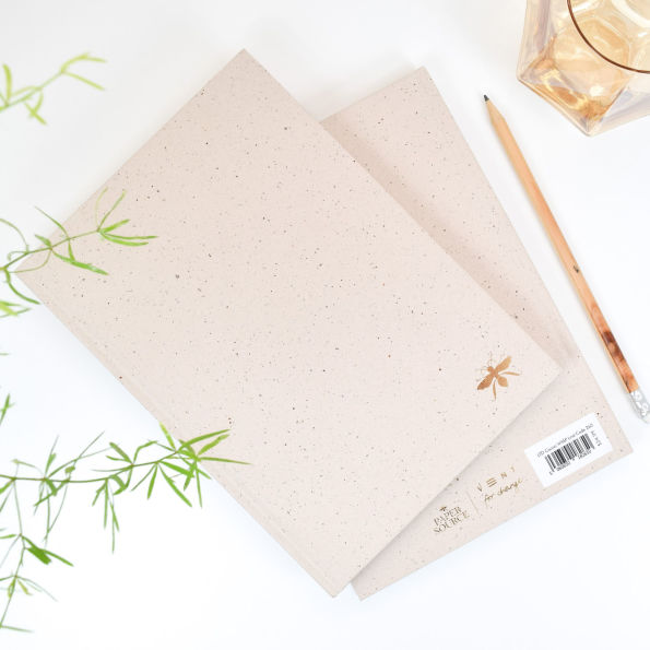Recycled Cocoa Lined Paper Wasp Journal - Limited Edition
