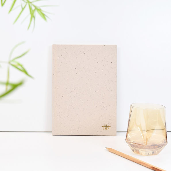Recycled Cocoa Lined Paper Wasp Journal - Limited Edition
