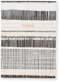 Recycled B&W Cross-stitch Lines Paper Source Journal