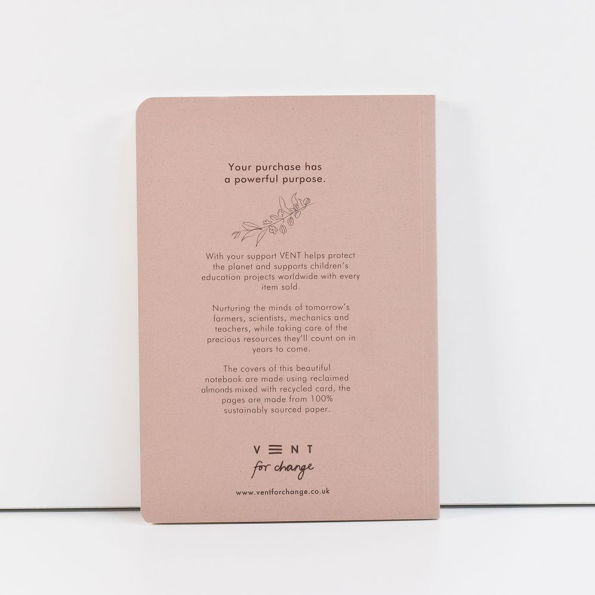 A5 Environotes Reclaimed Almond Waste Notebook