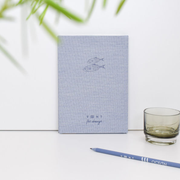 2025-2026 Ocean Sea Blue 17 Month Planner