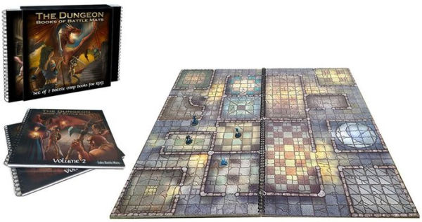 Dungeon Books of Battle Mats