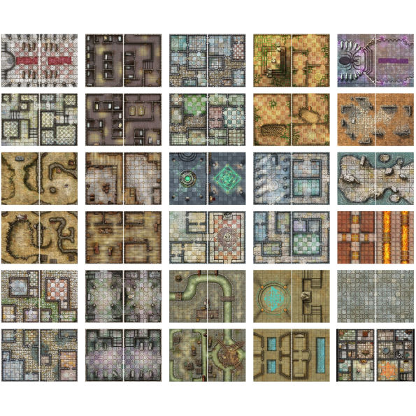 Big Book of Battle Mats Cells & Shrines