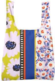 Title: Floral Medium Reusable Tote Bag