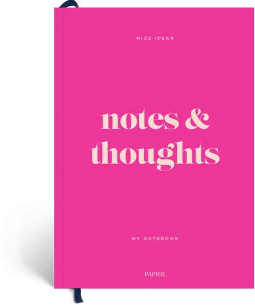 Joy Hardcover Lined Notebook Pink