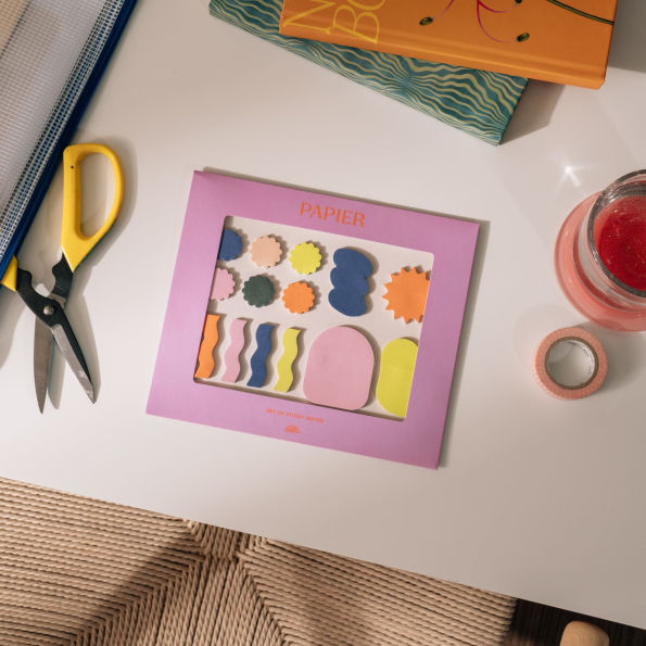 Papier Bright Shapes Index Tabs and Sticky Notes Set