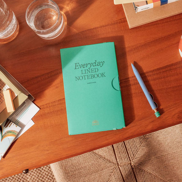 Everyday Lined Notebook Green