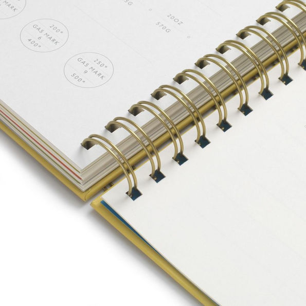 Fruits B5 Spiral Guided Recipe Journal Yellow