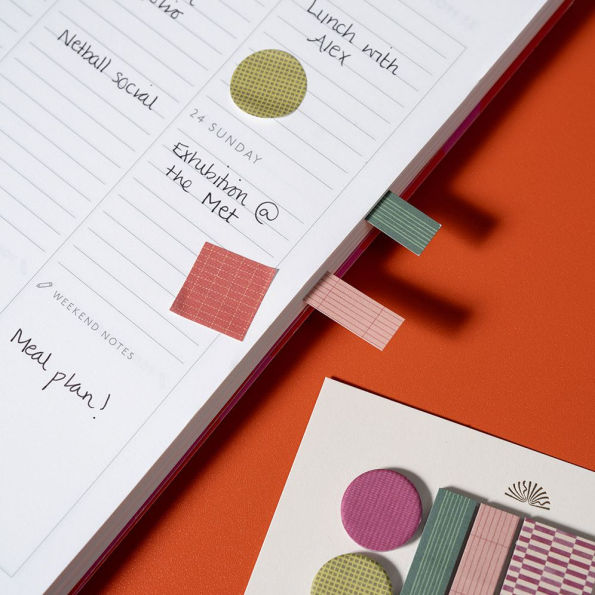 Stripes & Checks Sticky Tab Sets