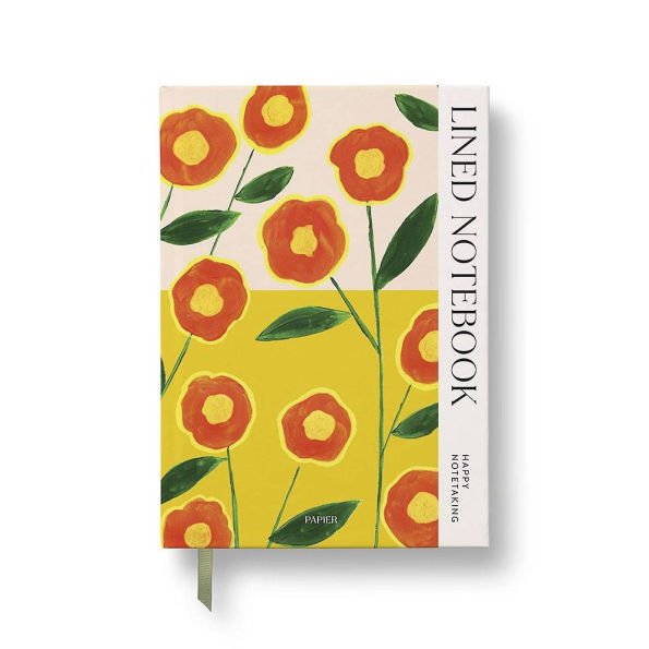 New Life A5 Lined Notebook Yellow