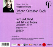 Alternative view 2 of Bach: Herz und Mund un Tat und Leben - Cantatas, BWV 6, 99, 147