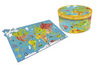 Title: Puzzle World Map