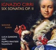 Ignazio Cirri: Six Sonatas Op. II