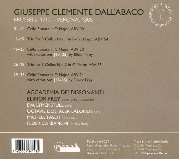 Dall' Abaco and the Art of Variation