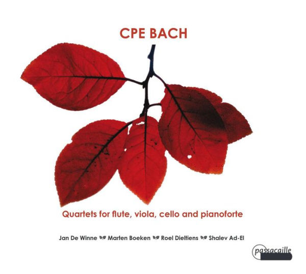 C.P.E. Bach: Quartets for Flute, Viola, Cello & Piano