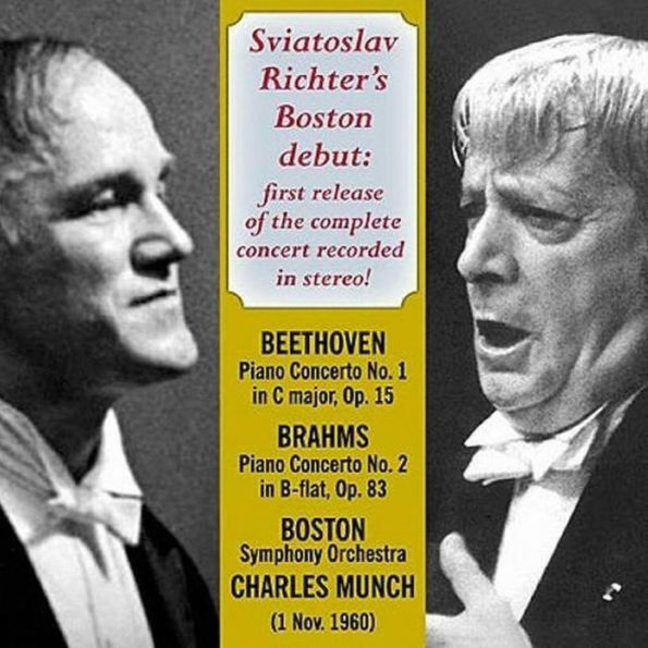 Sviatoslav Richter's Boston Debut: Beethoven Piano Concerto No. 1, Brahms Piano Concerto No. 2