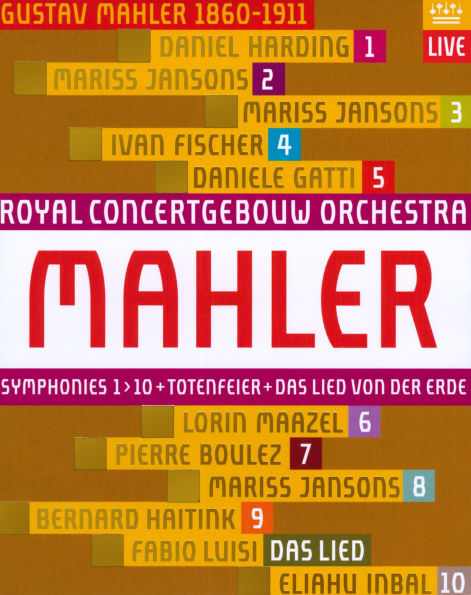 Mahler: Symphonies 1-10; Totenfeier; Das Lied von der Erde [Video]