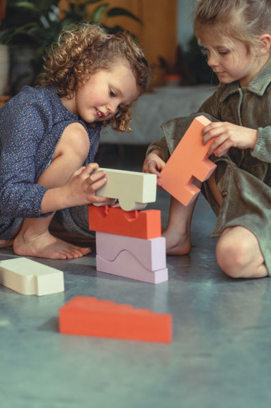 Puzzle Blocks - Earth Tones