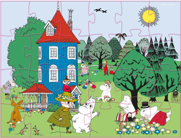 Moomin Shaped Deco 24 Piece Puzzle