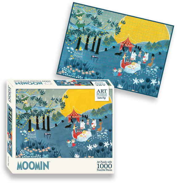 Moomin Blue Forest Art 1000 Piece Puzzle