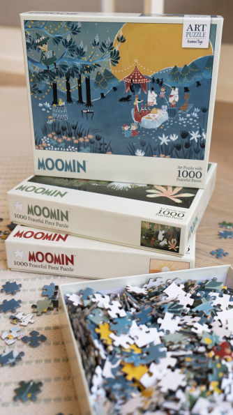 Moomin Blue Forest Art 1000 Piece Puzzle