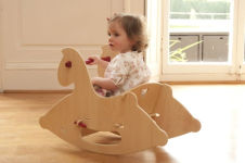 Alternative view 2 of Moover Rocking Horse Natural