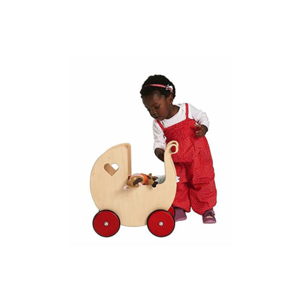 MOOVER Doll Pram - Natural Wood