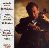 Alfredo Piatti: 12 Caprices; Niels Viggo Bentzon: 16 Etudes