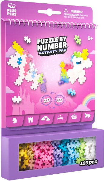 Fairy Tale Unicorn Puzzle by Number Activity Pad