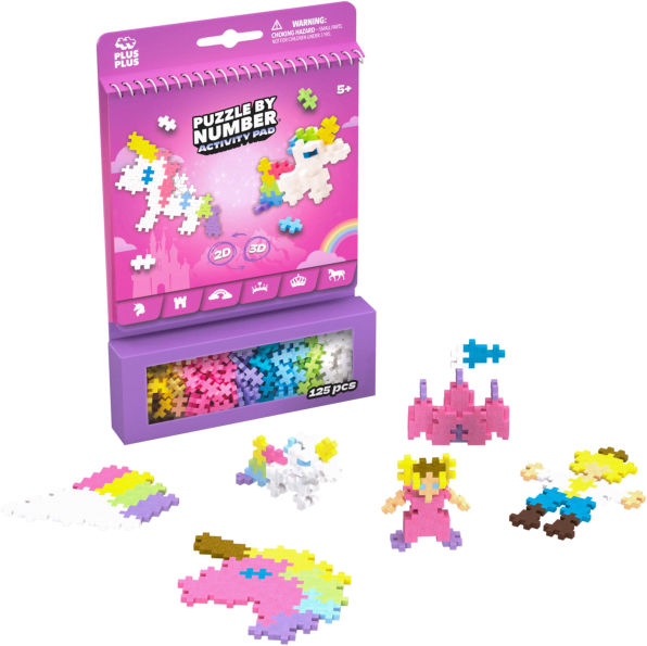 Fairy Tale Unicorn Puzzle by Number Activity Pad