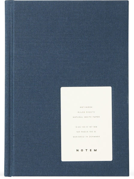 EVEN hard cover notebook, Dusty Blue