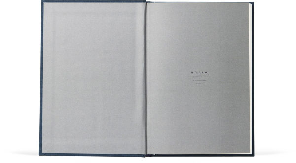 EVEN hard cover notebook, Dusty Blue
