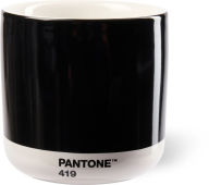 Title: Black Pantone Latte Cup