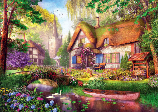 Woodland Cottage 1000 Piece Puzzle