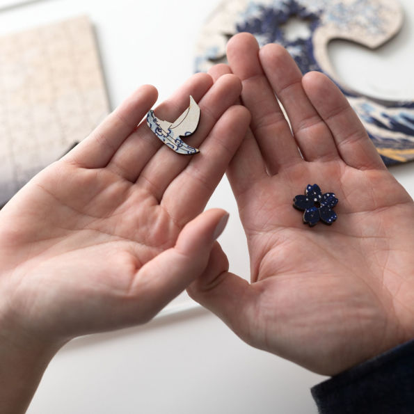 Wood Craft 200 Piece Wooden Puzzle - The Starry Night - Vincent van Gogh