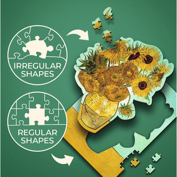 Sunflowers - Vincent Van Gogh - Wooden Puzzle