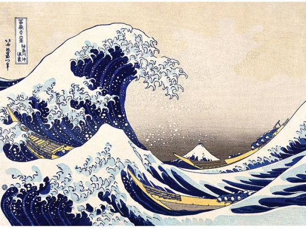 The Great Wave off Kanagawa - Hokusai Katsushika Wooden Puzzle