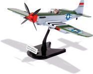 Alternative view 4 of COBI Small Army World War II North American P51 Mustang Plane 250 Piece Construction Blocks Building Kit