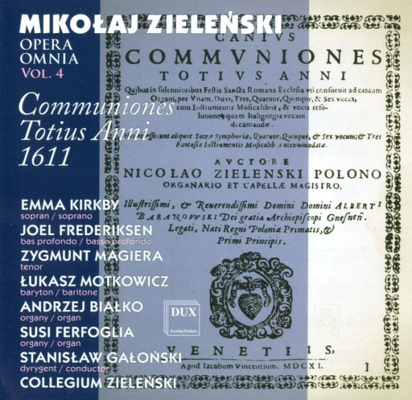 Mikolaj Zielenski: Opera Omnia, Vol. 4