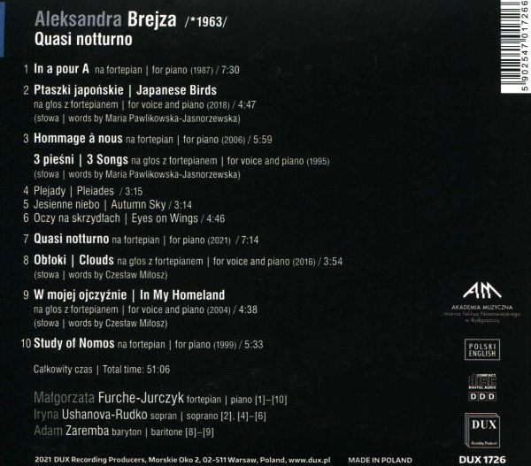 Aleksandra Brejza: Quasi Notturno