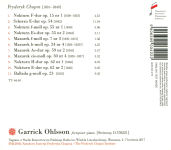 Alternative view 2 of Chopin: Scherzo in E major; Nocturnes; Mazurkas; Ballade in G minor
