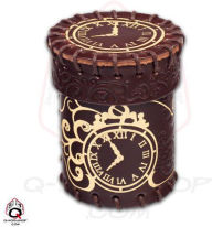 Title: Brown Golden Steampunk Leather Cup