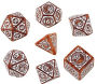 Alternative view 2 of Steampunk Clockwork Caramel & white Dice