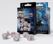 Alternative view 2 of Classic RPG Pearl & red Dice Set (7)