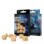 Alternative view 1 of Classic RPG Beige and Burgundy Dice Set