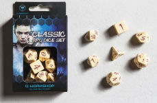 Alternative view 2 of Classic RPG Beige and Burgundy Dice Set