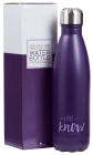 Alternative view 3 of Be Still in Purple - Psalm 46:10 Stainless Steel Water Bottle